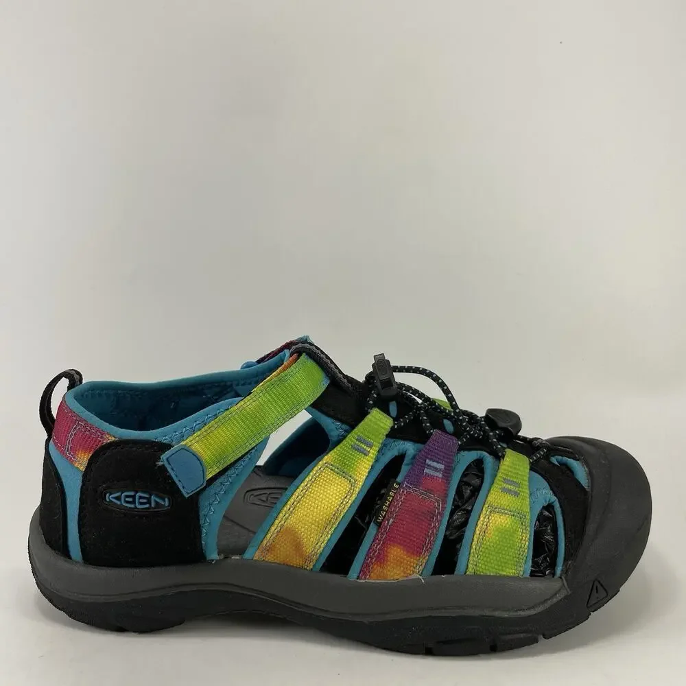 Keen Newport H2 Multi-Color Tie Dye Water Sandals Youth Big Kids Size 7 Hiking